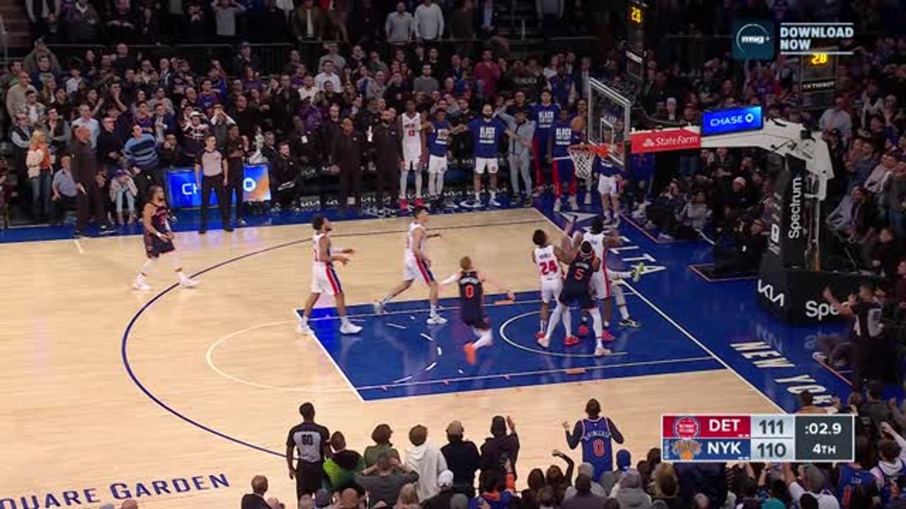Hart hits controversial winner for the Knicks