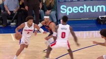 Cunningham delivers no-look dime to Pistons team-mate Duren