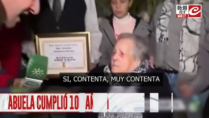 Abuela cumplió 100 años y contó terrible secreto