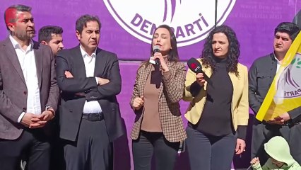 Tülay Hatimoğulları Silvan'da halk buluşmasına katıldı | Rojhat ABİ 