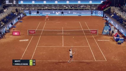 Santiago - Moutet crée la surprise face à Carballes Baena