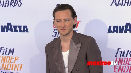 Lewis Pullman 2024 Film Independent Spirit Awards Blue Carpet