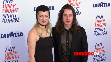 Rory Culkin and Katelin Arizmendi 2024 Film Independent Spirit Awards Blue Carpet