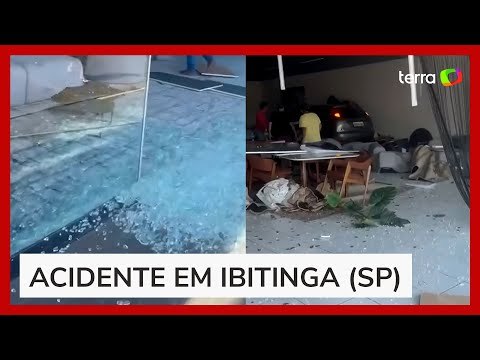 Mulher perde o controle de carro, invade loja de móveis e causa prejuízo de R$ 200 mil em SP
