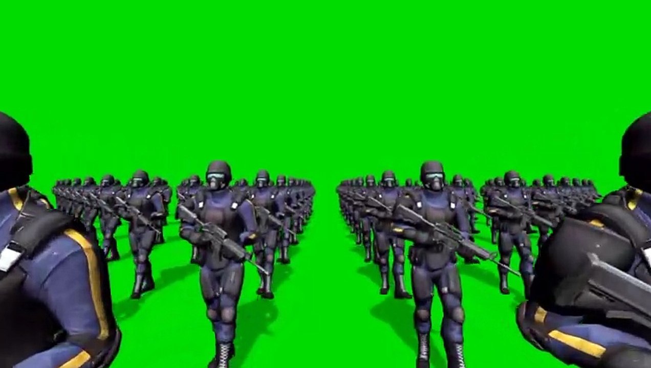 Soldiers Green Screen