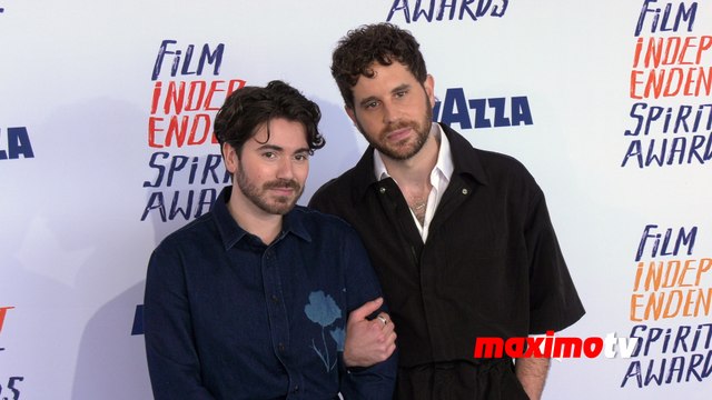 Noah Galvin and Ben Platt 2024 Film Independent Spirit Awards Blue Carpet