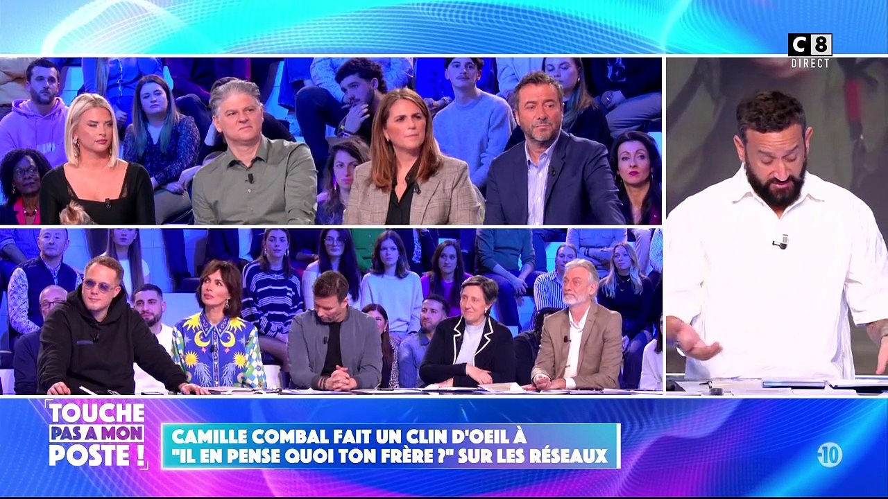 Ému, Cyril Hanouna réagit à un message laissé par Camille Combal sur ses réseaux sociaux.