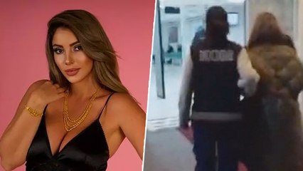 Para dağıtıp belinde silahla dans eden sosyal medya fenomeni Aleyna Dalveren gözaltına alındı