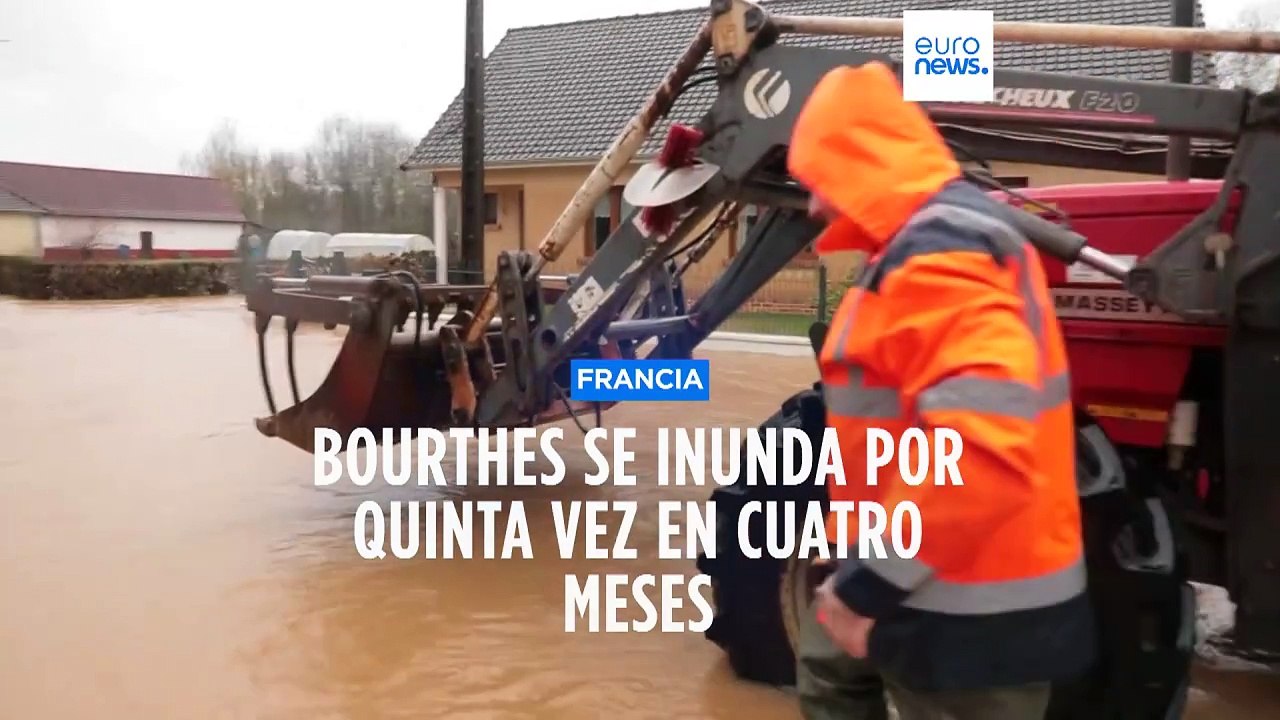 Francia: Bourthes se inunda por quinta vez en cuatro meses