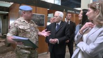 Mattarella visita il vecchio aeroporto di Nicosia