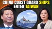 China-Taiwan Maritime Standoff: 5 China coast guard ships enter waters around Kinmen | Oneindia