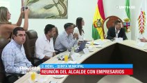 ​El alcalde Jhonny Fernández se reúne con empresarios privados