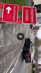 Reporter Catherine Musgrove live at the scene of a shooting in London Road, Preston