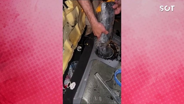 PRF realiza apreensão de 10 fuzis escondidos em carro na BR-280; As armas sairam de Foz do Iguaçu