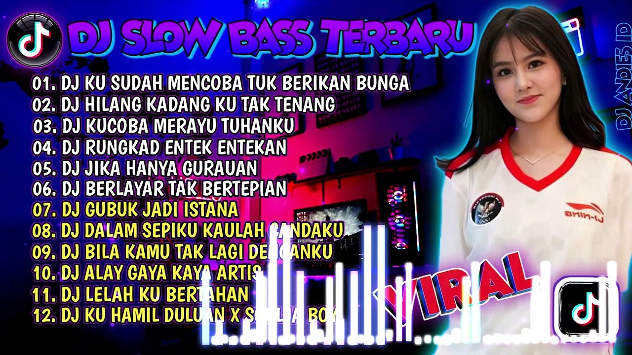 DJ TIKTOK TERBARU 2024 _ DJ KU MENCOBA TUK BERIKAN BUNGA DJ HILANG KADANG KU TAK TENANGFULL BASS