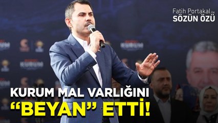 MURAT KURUM MAL VARLIĞINI "BEYAN" ETTİ! İMAMOĞLU: BEN KENDİ YOLUNDAYIM!