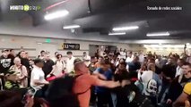 Caos en el aeropuerto Ernesto Cortissoz pasajeros se enfrentaron a policías y empleados de una aerolínea
