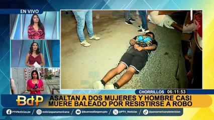 下载视频: Chorrillos: asaltan a mujeres y casi balean a hombre por resistirse a robo