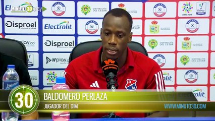 Me da tristeza lo que nos está pasando Baldomero Perlaza jugador del DIM