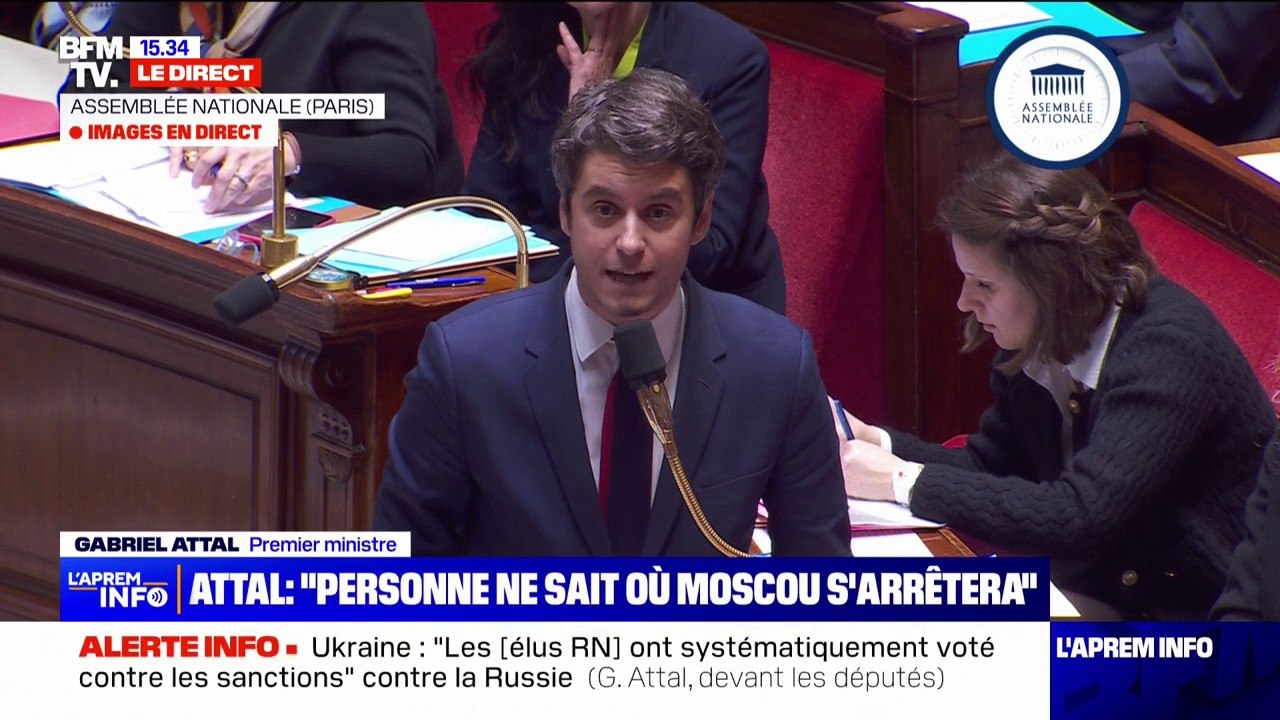 Gabriel Attal à Marine Le Pen: "Il y a lieu de...