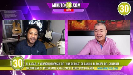 Orlando El Artista que motivó a Camilo a grabar “Vida de Rico” en versión Merengue