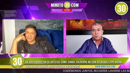 Iván Calderón, productor, músico y compositor vallenato, en exclusiva con Minuto 30