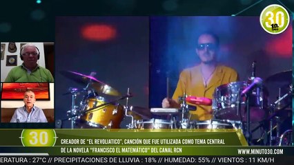 Alcides Díaz, creador de “El Revoliatico” canción de una novela y el gran éxito tropical “Remolinos”