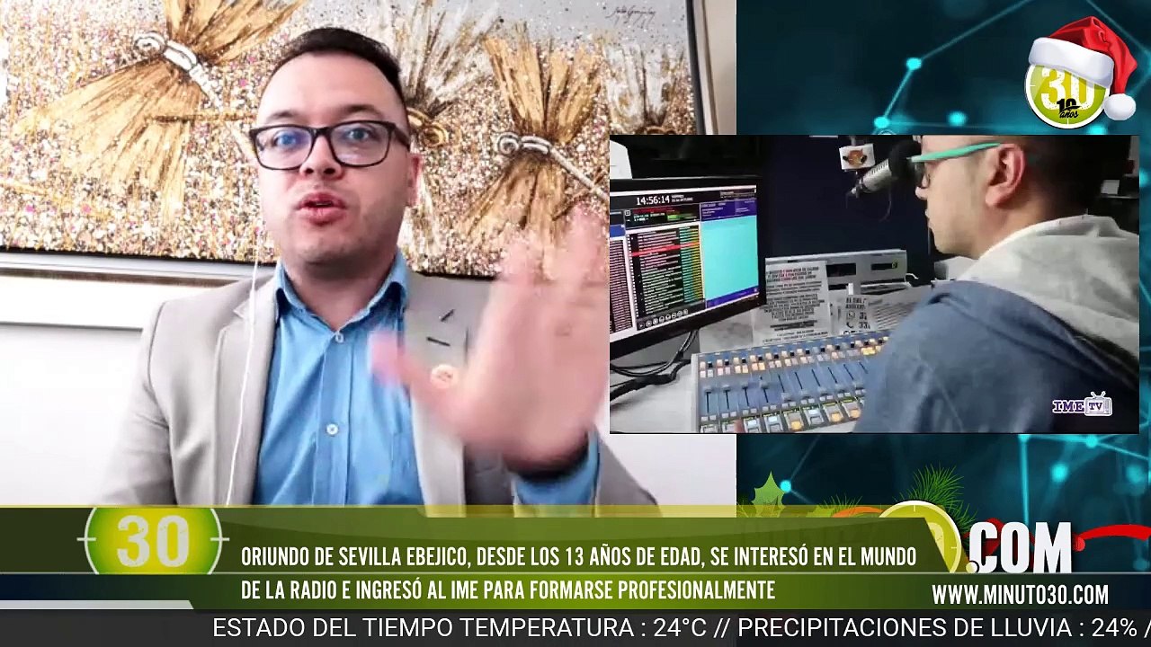 Andrés Benjumea “Andru”, director de la emisora El Sol Bogotá, en exclusiva con Minuto30