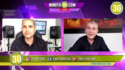 Lenny Fierro, cantante de salsa exintegrante de Son de Cali, en exclusiva con Minuto 30