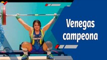 Deportes VTV | Anyelin Venegas es campeona en los 59 kg del preolímpico de halterofilia