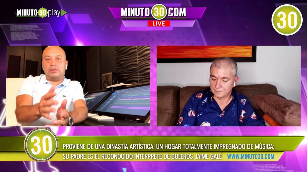 Diego Galé, reconocido productor, músico, compositor y director del Grupo Galé