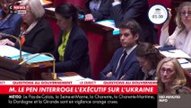 Echange tendu entre Gabriel Attal et Marine Le Pen à l'Assemblée Nationale: 
