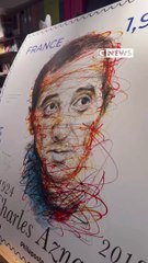 Charles Aznavour : voici le timbre commémorant les 100 ans du chanteur