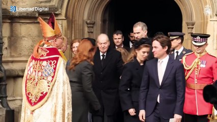 El Rey emérito reaparece junto a Felipe VI de la mano en Reino Unido