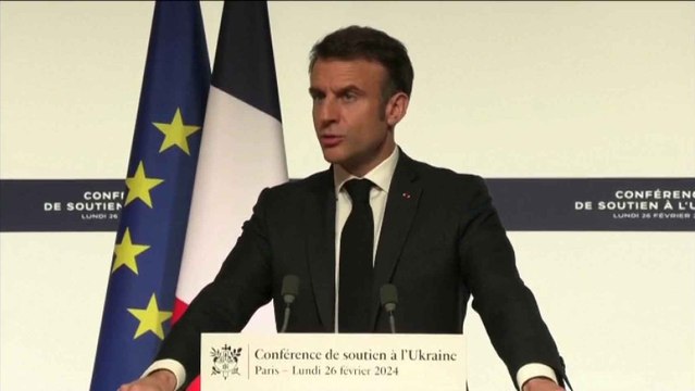 Macron estudia enviar tropas a Ucrania