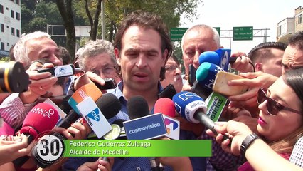 23-02-18 Alcalde pidio a los usuarios del Metro dar un buen uso de los sistemas de emergencia