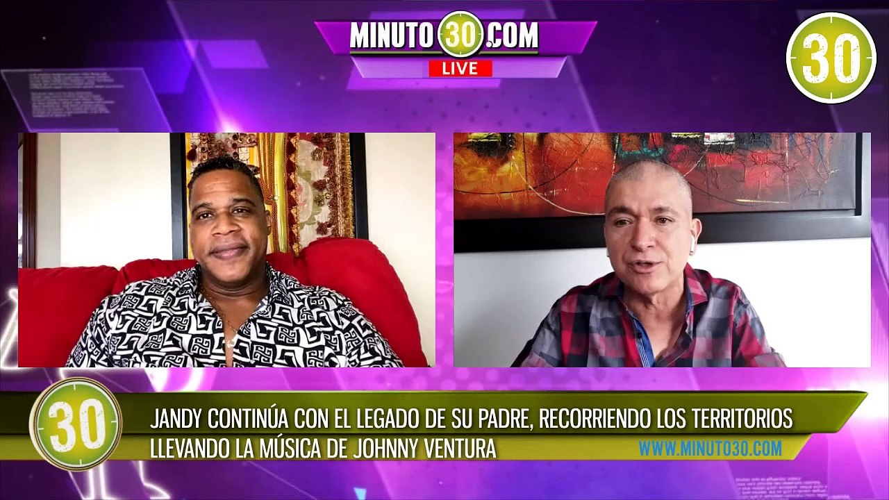 Jandy Ventura, cantante dominicano, hijo de Joh...