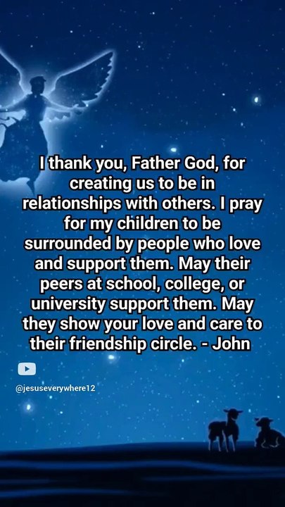 I thank you, Father God, for creating us to be in relationships with #jesus #jesusmessage