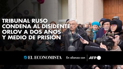 Un tribunal ruso condena al disidente Orlov a dos años y medio de prisión