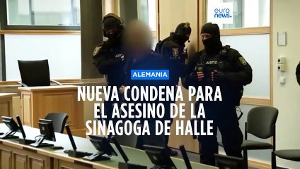 Condenan al atacante convicto de una sinagoga en Alemania por tratar de fugarse y tomar rehenes