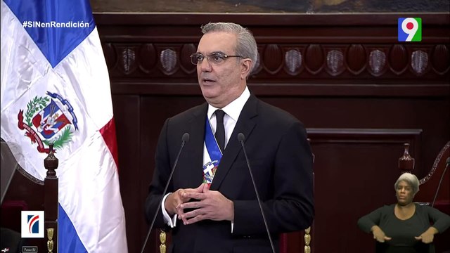 Presidente Luis Abinader da Rendición de cuentas 2024