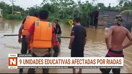 9 UE afectadas por riadas