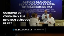 Gobierno de Colombia y ELN retoman diálogos de paz