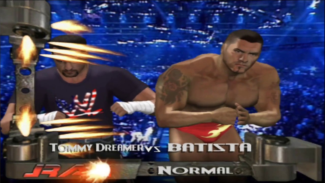 WWE Batista vs Tommy Dreamer Raw 10 February 2003 | Raw 2 XBOX CXBX emulator