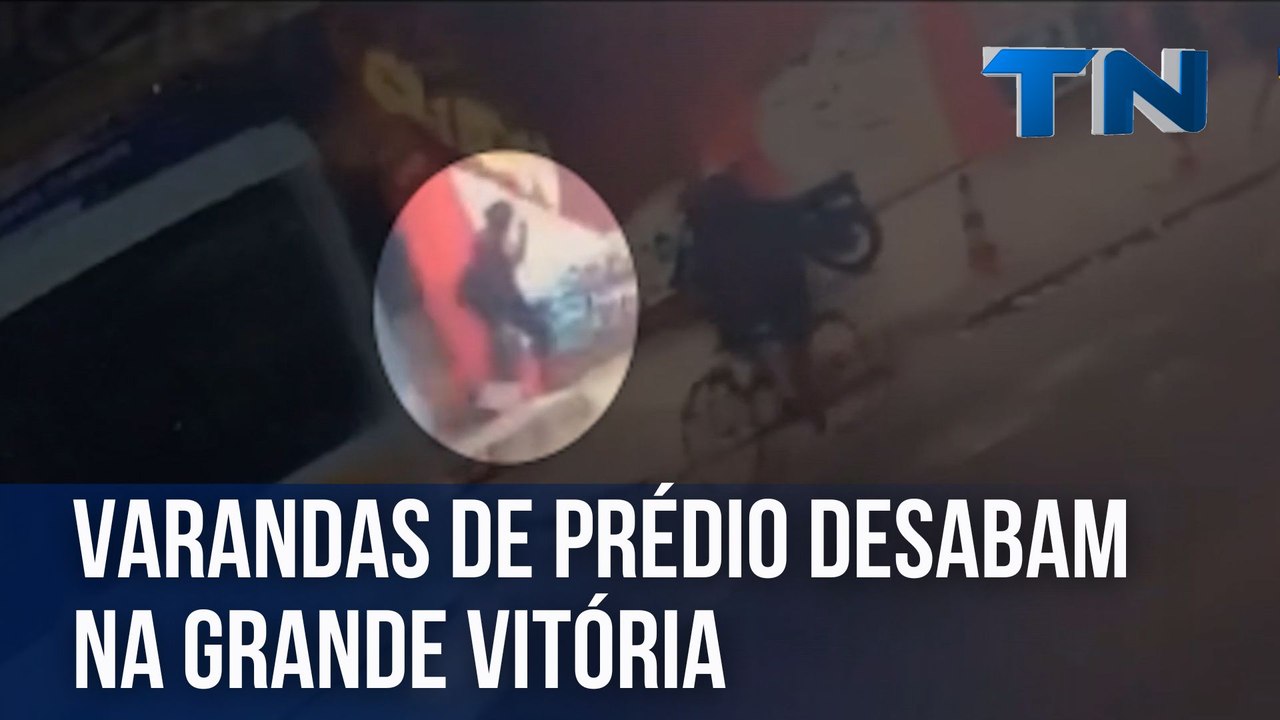 Varandas de prédio desabam na Grande Vitória