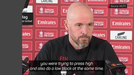 下载视频: Ten Hag hits back at Carragher's 'subjective' criticism of United