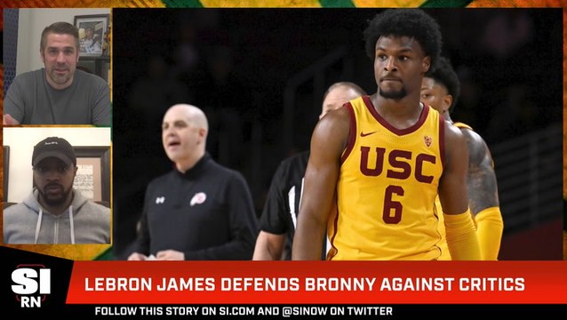 LeBron James Defends Bronny Against Critics