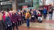 Whiteley shoppers surprised by flash mob in aid of Comic Relief