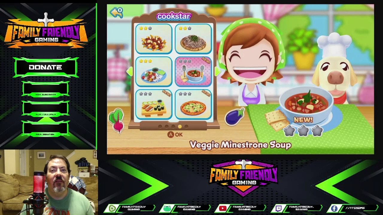 Cooking Mama Cookstar Vegetarian Veggie Minestrone Soup