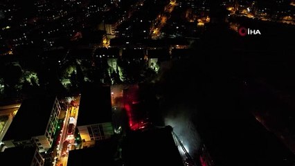 Avcılar'da elyaf fabrikasında yangın!